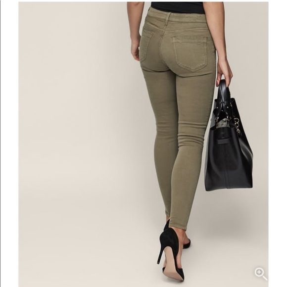 NEW • Reiss • Stevie Skinny Leg Jeans Khaki Brown - Picture 2 of 7